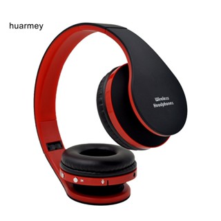 Huarmey NX-8252 ชุดหูฟังสเตอริโอไร้สาย บลูทูธ พับได้ สําหรับเล่นกีฬา