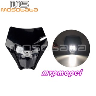 ไฟหน้ารถจักรยานยนต์ LED สําหรับ Honda Suzuki KTM 690 300 Kawasaki