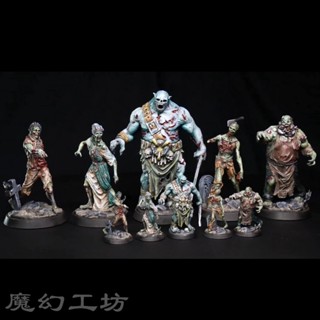 Zombie โมเดลปากการะบายสี 1/48 3D แฮนด์เมด สีขาว