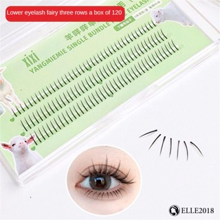 Xixi Gift Glue Slim Fake Eyelashes Lazy Fan Fake Eyelashes Cat Ears Lash Segmented Single Cluster Naturally Beautifully Enlarge The Eyes 【elle20181_th】