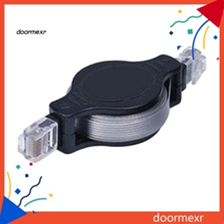 Doo สายเคเบิลเครือข่ายอีเธอร์เน็ต RJ45 LAN 49 ฟุต แบบพกพา พับเก็บได้