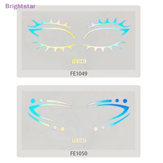 Brightstar สติกเกอร์เลเซอร์อายไลเนอร์ 1 แผ่น สําหรับแต่งหน้า เทศกาล งานรื่นเริง