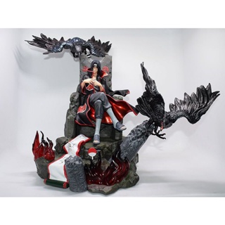 [Spot quick delivery] Huoying GK throne hall resonance yuzhibo Crow skunk sitting scene boxed hand-made ornaments