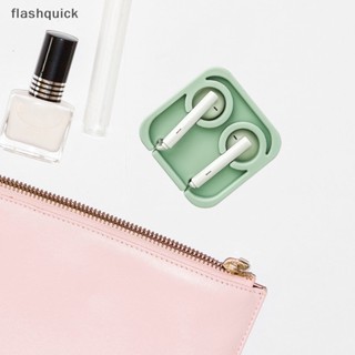 Flashquick ที่ม้วนเก็บสายหูฟัง สายเคเบิล หูฟัง ที่เก็บสายหูฟัง ที่ม้วนเก็บข้อมูล ที่ดี