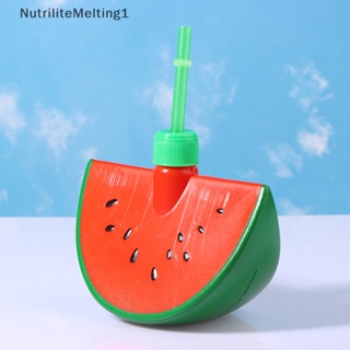 [NutriliteMelting1] แก้วกาแฟพลาสติก รูปแตงโม พร้อมฝาปิด สําหรับเด็ก 1 ชิ้น [TH]