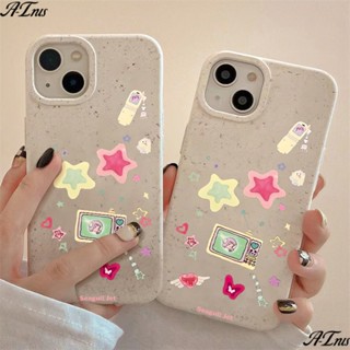 เคสโทรศัพท์มือถือ แบบนิ่ม ลายดาว TV กันกระแทก สําหรับ Apple Iphone 12 14pro 1311max 8 7 GBQU