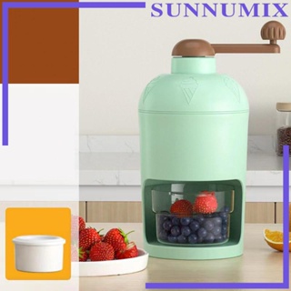 [Sunnimix] เครื่องบดน้ําแข็งแมนนวล แบบมือหมุน Diy สําหรับตั้งแคมป์ คาเฟ่ บาร์ ปาร์ตี้ ห้องครัว