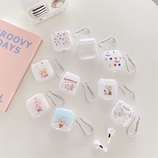 สําหรับ Remax TWS 10i เคส Case เคสหูฟัง พิมพ์ลายน่ารัก สีโปร่งใส สําหรับ Remax TWS 10i