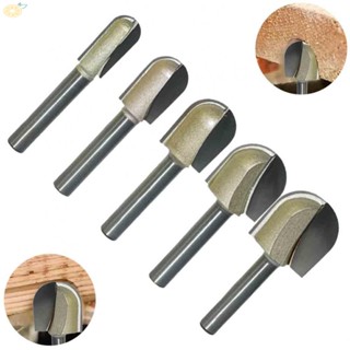 【VARSTR】Router Bit 45# Steel Material Engraving Tool Round Bottom Wood Router Bit