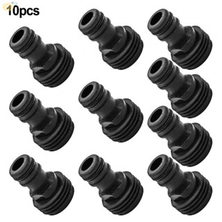 【VARSTR】Water Your Garden with Ease 10 Pack of Plastic Male Hose Quick Connect Fittings