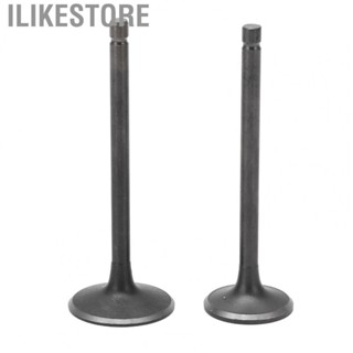 Ilikestore Exhaust Intake Valve Kit Black Simple Install Stable Performance Engine for ATV