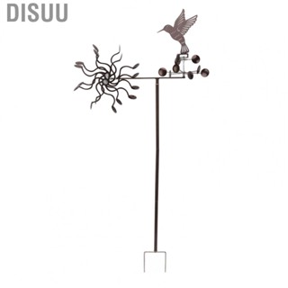 Disuu Wind Spinners Iron Hummingbird Metal Windmill Sculpture for Outdoor Lawn Yard Patio Garden Ornaments