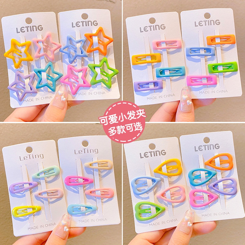 10 ชิ้น ชุดแฟชั่นเกาหลี ใหม่ ดาวห้าแฉก มินิ เด็กเล็ก เด็กผู้หญิง กิ๊บติดผม กิ๊บ เครื่องประดับผม