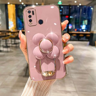 เคส Vivo Y30 Y30i Y50 TPU 3D กังหันลม เคสโทรศัพท์ บางพิเศษ ชุบไฟฟ้า เคสนิ่ม ฝาครอบกันกระแทก