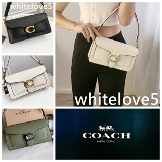 Shoulder Bag 26 73722 73995 สายสะพายไหล่สองสาย หนังแท้ กระเป๋าสะพายข้าง ผู้หญิง COAC H กระเป๋าถือ