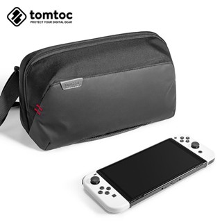 tomtoc Switch OLED storage bag Arccos series single shoulder crossbody travel storage bag mens and womens accessories storage protection bag multi-functional