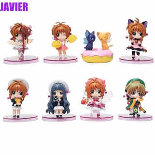 โมเดลฟิกเกอร์ PVC รูปการ์ตูนอนิเมะ Card Captor Sakura ของเล่นสะสม สําหรับเด็ก