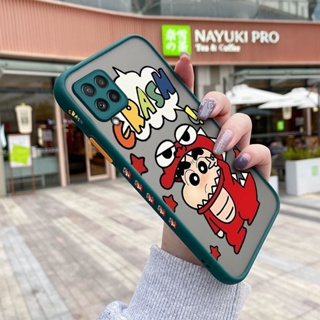 เคสโทรศัพท์มือถือ ซิลิโคน ใส กันกระแทก ลายการ์ตูนชินจัง สําหรับ Samsung galaxy A22 4G A22 5G M22