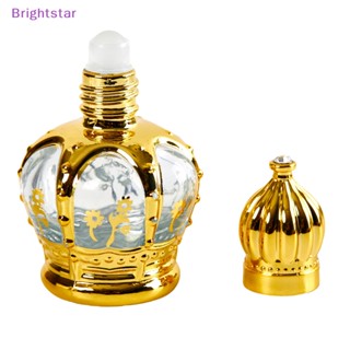 Brightstar ขวดแก้วเปล่า รูปมงกุฎ สีทอง