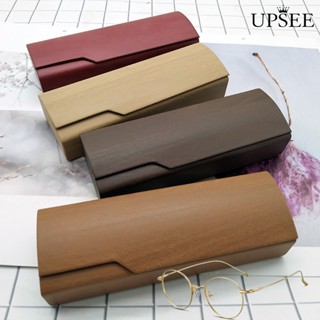 Upsee❣กล่องใส่แว่นตากันแดด สีพื้น สไตล์มินิมอล สําหรับบ้าน