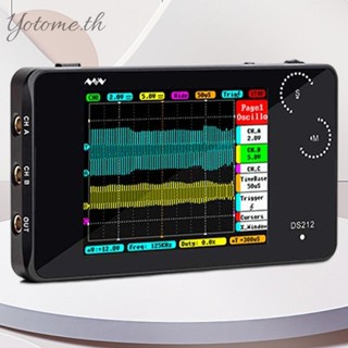 เครื่องมือซ่อมแซมออสซิลโลสโคป 1MHz Bandwidth Dual Channel แบบมือถือ ขนาดเล็ก