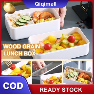 [ราคาถูกสุด] กล่องอาหารกลางวันแบบพกพา Leak Proof Lunch Box Sealed Partition ไมโครเวฟกล่องอาหารกลางวันสำหรับพนักงานออฟฟิศ &amp;#39;QIQI