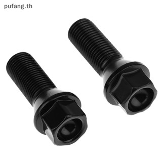 Pufang สลักเกลียวล้อรถยนต์ 1 ชิ้น 36136890324 สกรูน็อตล้อรถยนต์ สําหรับ F25 X3 E70 X5 F20 M14x1.25 M14x1.5 M12x1.5