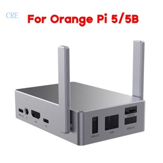 Cre เคสอลูมิเนียม ถอดออกได้ สําหรับ Orange Pi 5 Pi 5B