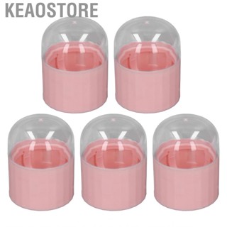 Keaostore Makeup Sponge Holder Box Travel Case 5 Sets for Trip Use