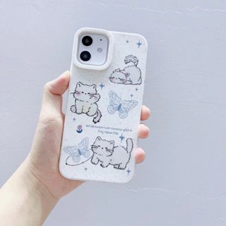 เคสโทรศัพท์มือถือ tpu แบบนิ่ม พิมพ์ลายแมว สําหรับ iPhone 14 14promax 14pro 13pro 12pro 12promax 13promax 11pro