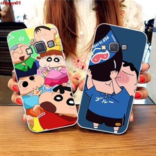 เคสซิลิโคนนิ่ม TPU ลายชินจัง 06 สําหรับ Samsung A3 A5 A6 A7 A8 A9 Star Pro Plus E5 E7 2016 2017 2018