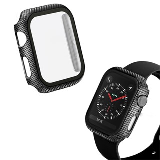 กรอบนาฬิกาข้อมือคาร์บอน สําหรับ Apple watch 41 มม. 45 มม. 49 มม. 44 มม. 40 มม. 42 มม. 38 มม.
