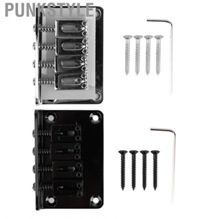 Punkstyle Electric Guitar Saddle Bridge  Fixed Metal Easy Installation with Tool Set for Bass