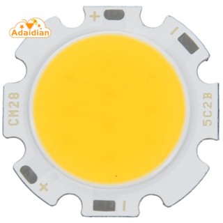 หลอดไฟ LED 5W ชิปกลม COB สว่างพิเศษ DC15-17V สีขาวอบอุ่น