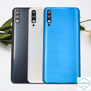 เคสพลาสติก ปิดด้านหลัง พร้อมเลนส์กระจกกล้อง สําหรับ Samsung Galaxy A50 2019 A505 A505F