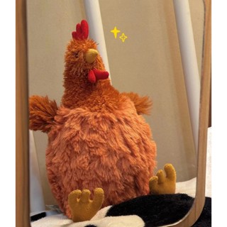 ตุ๊กตานุ่ม รูปการ์ตูนไก่ Jellycat น่ารัก ขนาด 23 ซม. เหมาะกับของขวัญวันเกิด คริสต์มาส ของเล่นสําหรับเด็ก