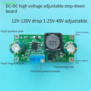 Uequilib ใหม่ บอร์ดแปลงแรงดันไฟฟ้าสูง 48V 60V 100V เป็น 1.25V-48V ปรับได้