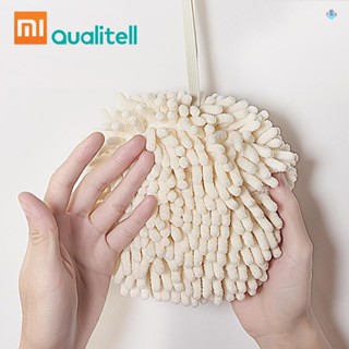  Qualitell ผ้าขนหนูเช็ดมือ ผ้าขนหนูนุ่ม แห้งเร็ว ดูดซับน้ําได้ดี ป้องกันแบคทีเรีย สําหรับบ้าน