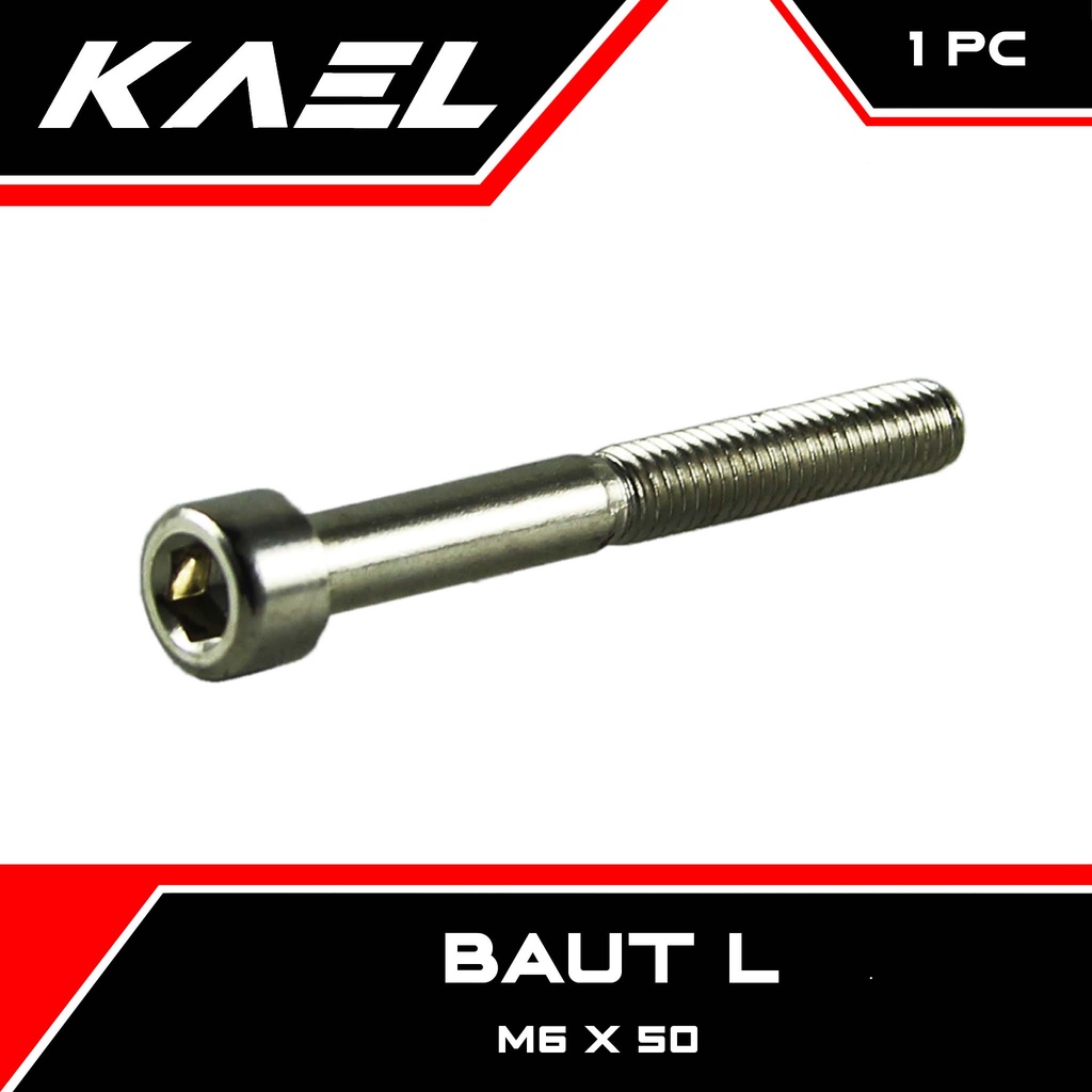 Bolt L M6x50 Key 5 Pitch 1 Bolt-Bolt L5 6X50 M 6 x 50 K 5 P 1