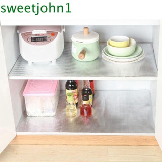 Sweetjohn แผ่นรองโต๊ะ 1 ม้วน กันน้ํา กันชื้น ครัว สติกเกอร์ ตู้ แผ่นรองจาน