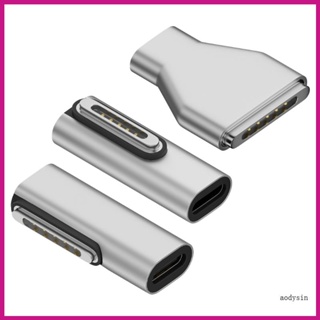 Aod อะแดปเตอร์แม่เหล็ก USB PD Type C สําหรับปลั๊กแปลง 3 Pro USB C ตัวเมีย ชาร์จเร็ว