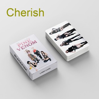 Cherish การ์ดโลโม่ อัลบั้มรูปภาพ BLACKPINK Jisoo Kpop 55 ชิ้น ต่อชุด