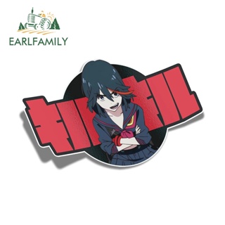 Earlfamily สติกเกอร์ไวนิล ลายการ์ตูนอนิเมะ Kill La Kill Ryuko Matoi ขนาด 13 ซม. x 7.7 ซม. สําหรับติดตกแต่งรถยนต์ รถจักรยานยนต์