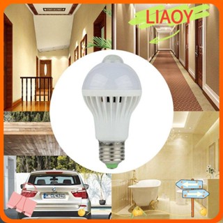 Liaoy เครื่องตรวจจับหลอดไฟอัจฉริยะ 5W 7W 9W เซนเซอร์เสียง