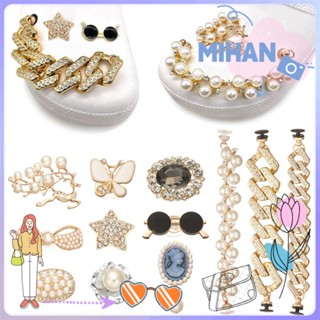 ☼MIHAN☼ Fashion Shoe Chain Accessories for Women Shoe Decorations Bling Shoe Charms Diamond Home Clog Sandals Crystal Kids Gifts