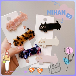 Mihan กิ๊บติดผมโลหะ ลายการ์ตูนแมวน่ารัก แฟชั่น สําหรับเด็กผู้หญิง