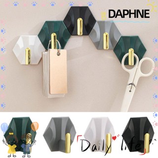 Daphne 4 ชิ้น / เซต ตะขอแขวนผ้าขนหนู ติดผนัง ไม่มีรอยต่อ มีกาวในตัว