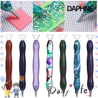 DAPHNE ปากกาปักครอสสติตช์คริสตัลเรซิ่น 5D DIY