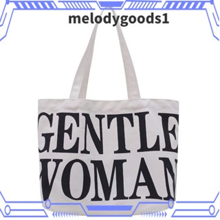 Melodygoods1 DANBY กระเป๋าสะพายไหล่ กระเป๋าสตางค์ ผ้าแคนวาส ขนาดใหญ่ จุของได้เยอะ เหมาะกับของขวัญวันเกิด สําหรับสตรี