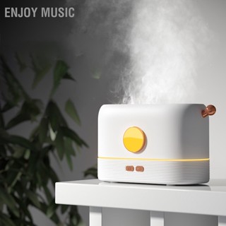 Enjoy Music Flame Ultrasonic Humidifier LED Essential Oil Aroma Diffuser พร้อมการปรับสี 3 แบบสำหรับตกแต่งบ้าน